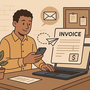 Invoices and secure payment links for Five Outbound clients